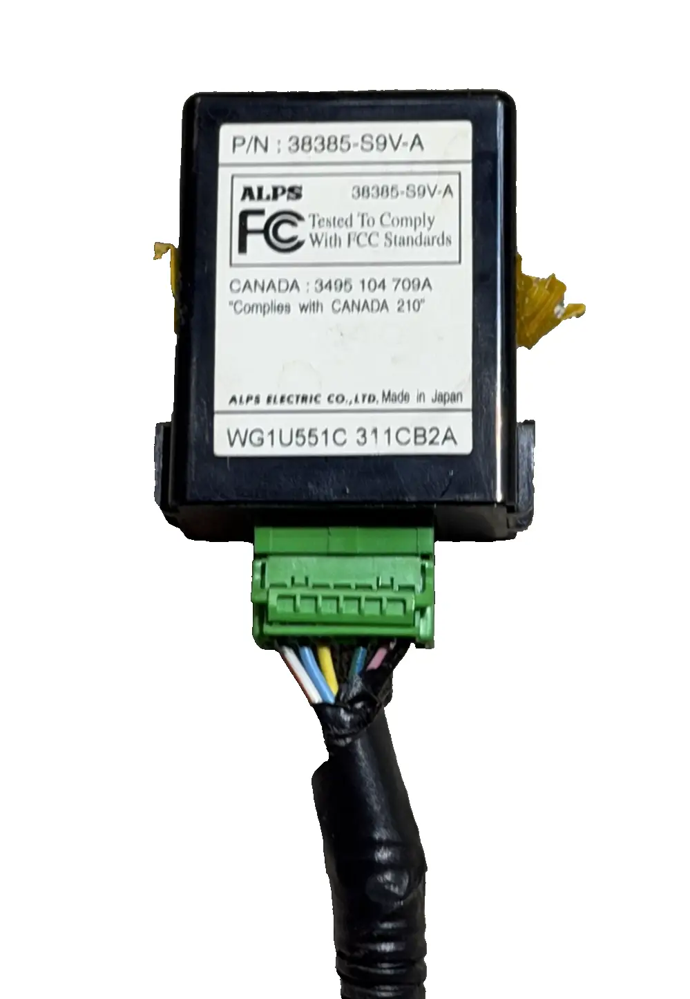 03-08 Honda Pilot Theft Locking Keyless Entry Module 38385 S9V A, 311CB2A by Alps