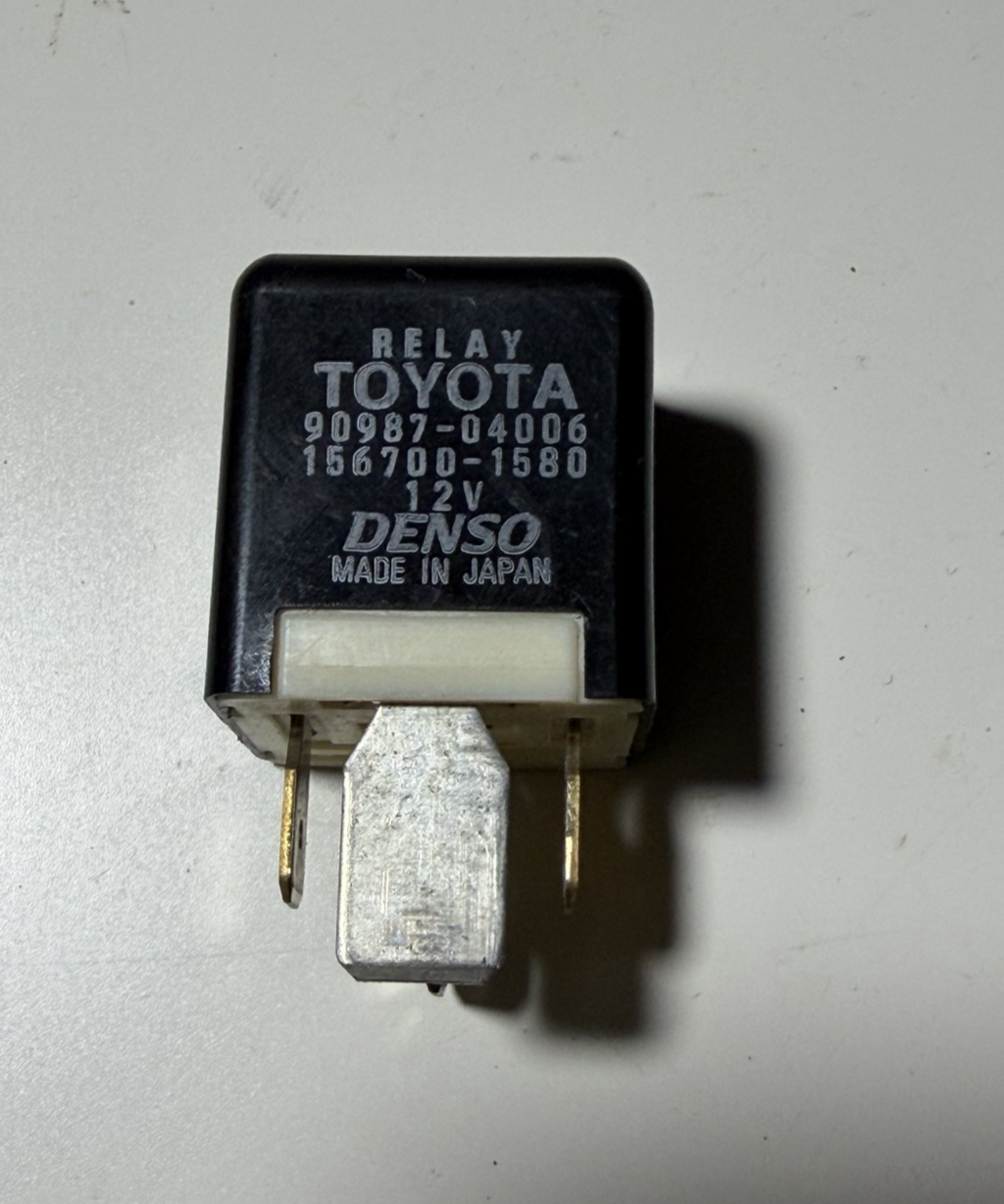 Heater Blower Relay 12V 90987 04006, 156700 1580 fits 2001-2004 Toyota RAV4