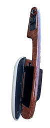 04-10 Toyota Sienna Front Left Side Door Armrest with Master Switch Woodgrain