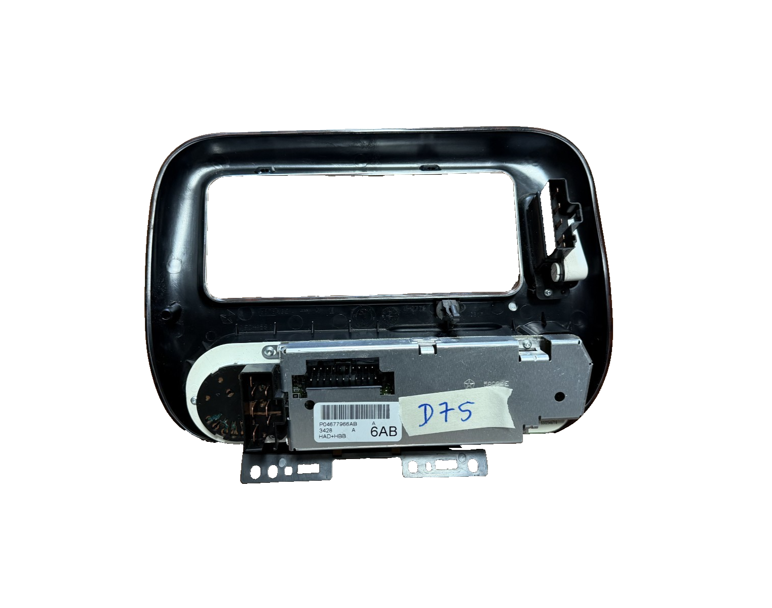 AC Heater Climate Control Bezel 04677966AB fits 99-00 Chrysler Town & Country