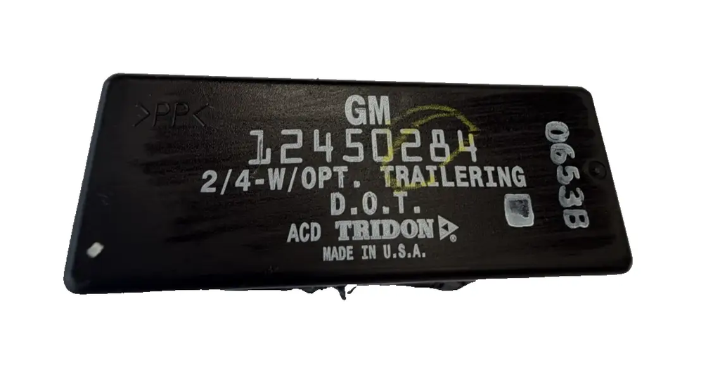2002-2009 GMC Envoy Turn Signal Flasher Relay 2/4-W/OPT 12450284 Black by General Motors