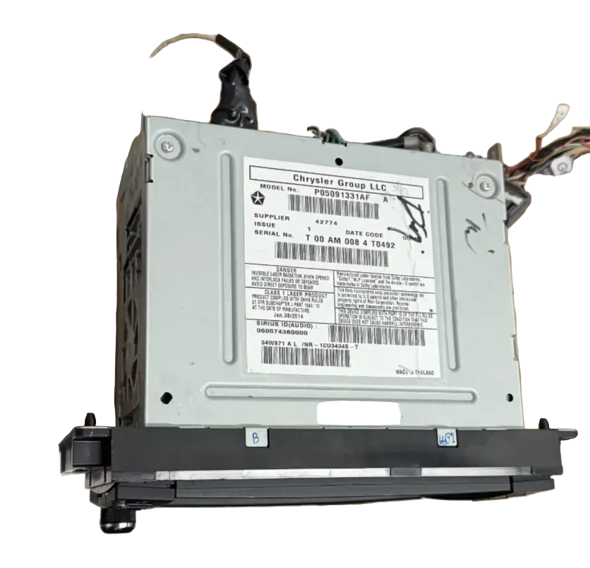 AM FM CD Touchscreen Radio 05091331AF fits 13-16 Chrysler Town & Country by Chrysler