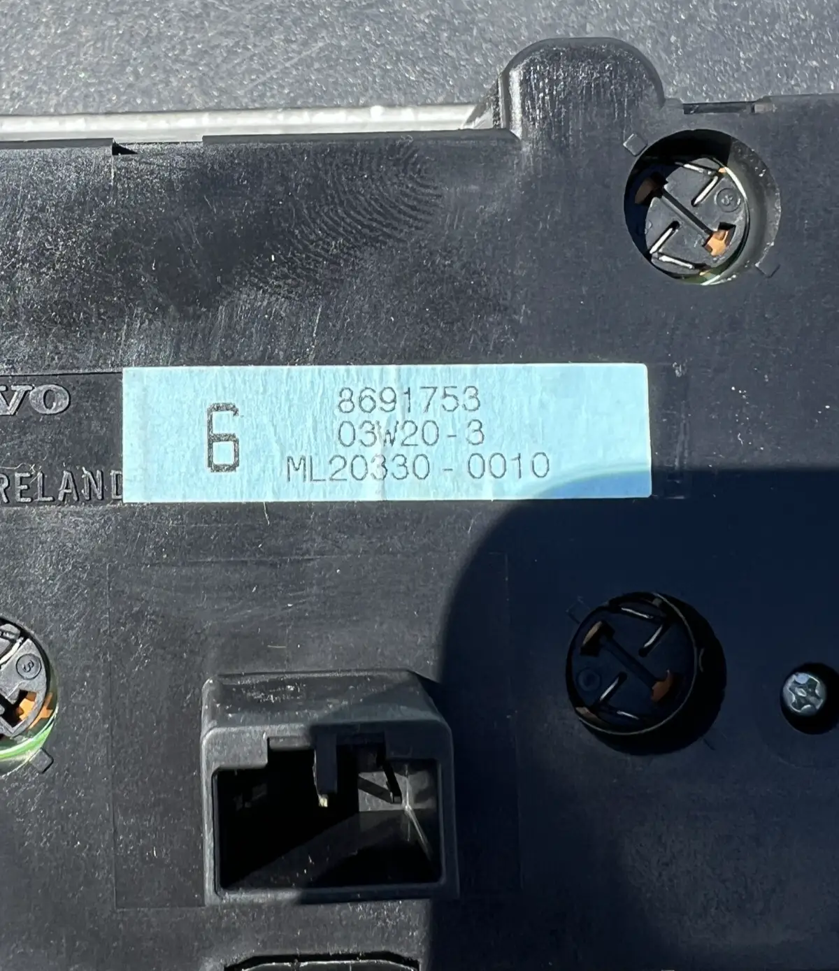 1999-2009 Volvo S80 V70 S60 Headlight Control Dimmer Fog Light Switch 8691753 by OEM