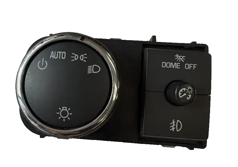 2007-2014 Chevrolet Silverado Dash Head Light Headlight Fog Switch Black by General Motors