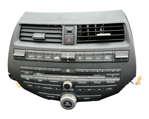 Dash AM FM Radio Stereo CD Player Receiver DEX 3127XZHS2 fits 08-12 Honda Accord