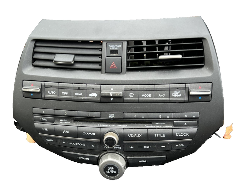 Dash AM FM Radio Stereo CD Player Receiver DEX 3127XZHS2 fits 08-12 Honda Accord