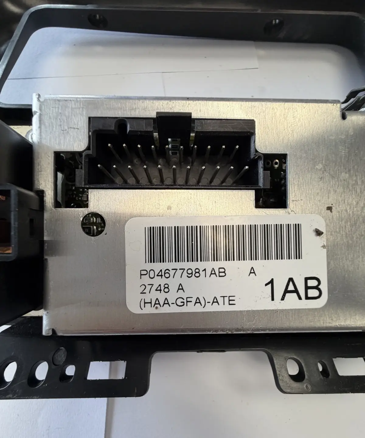 1996-2000 Dodge Caravan AC Heater Climate Control Bezel P04677981AB Black by Chrysler