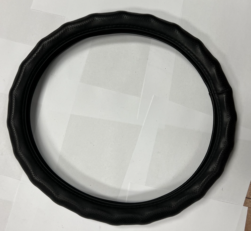 Universal Steering Wheel Cover with Pattern Black Steering Wheel Protection