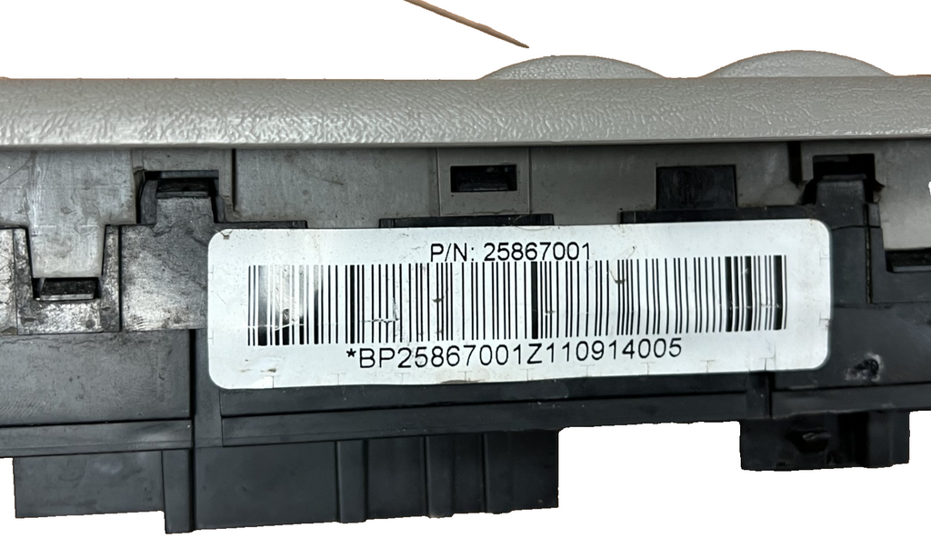 06-09 Chevrolet Trailblazer Master Driver Power Window Switch Left 25867001