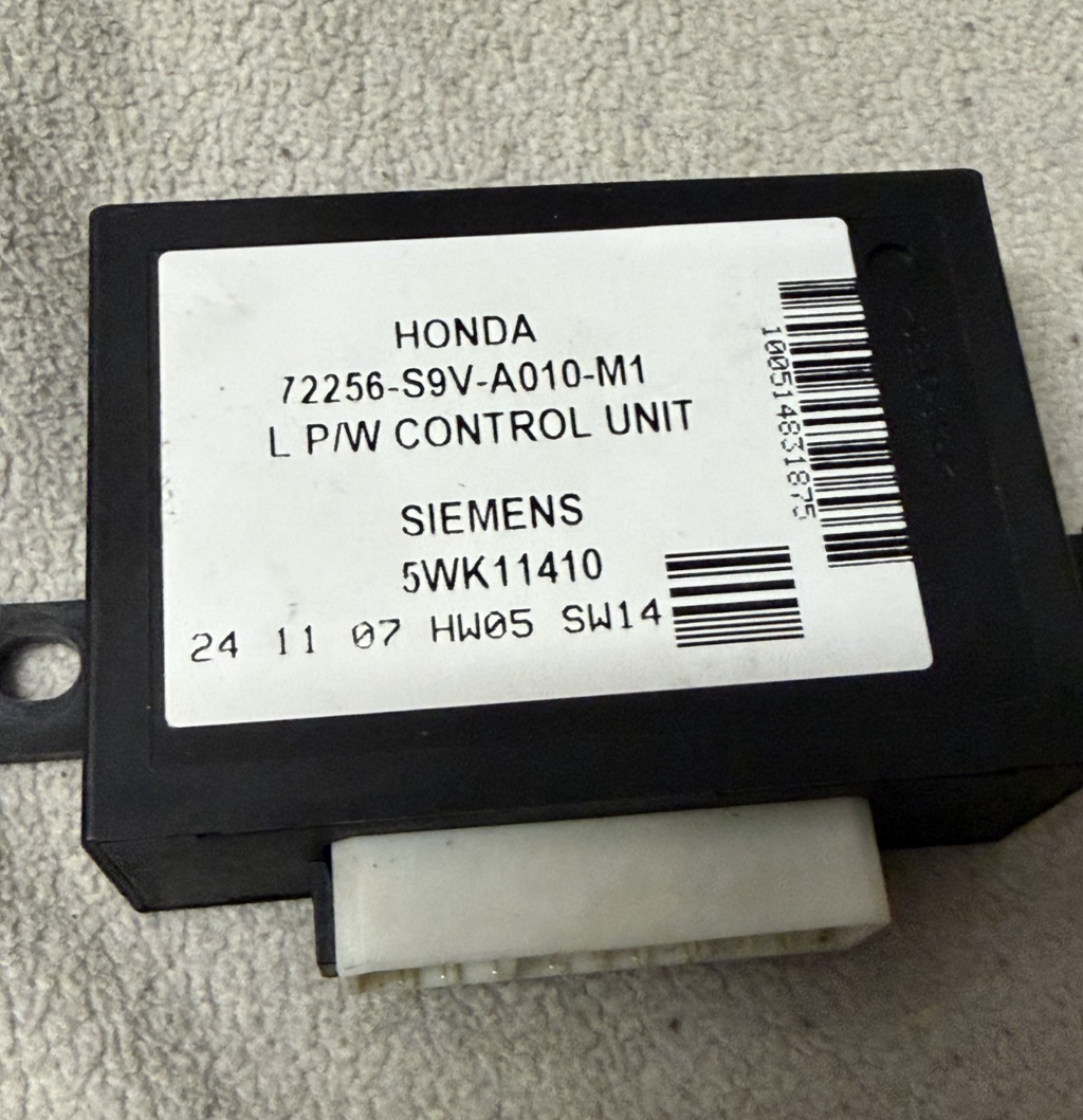 03-08 Honda Pilot Window Control Module LH 72256 S9V A010 M1