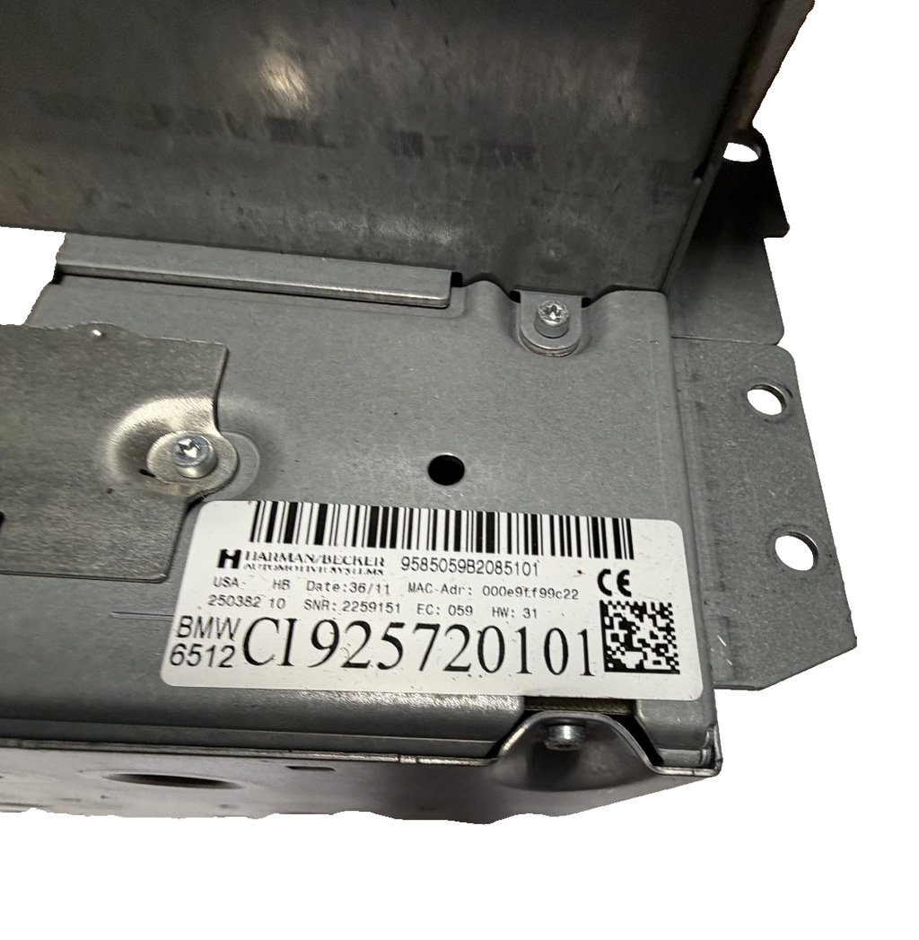 2011-2012 BMW X5 AM FM Radio CD Player Changer Navigation Head CI 9 257 201 01 by BMW