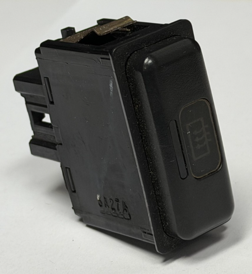 1994 1995 1996 1997 Honda Accord Defrost Switch Button Control 6A27A Black