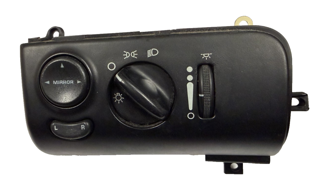 1996-2000 Dodge Caravan Headlight Dimmer Side Mirror Switch Black
