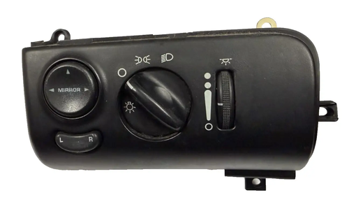 1996-2000 Dodge Caravan Headlight Dimmer Side Mirror Switch Black by Unbranded