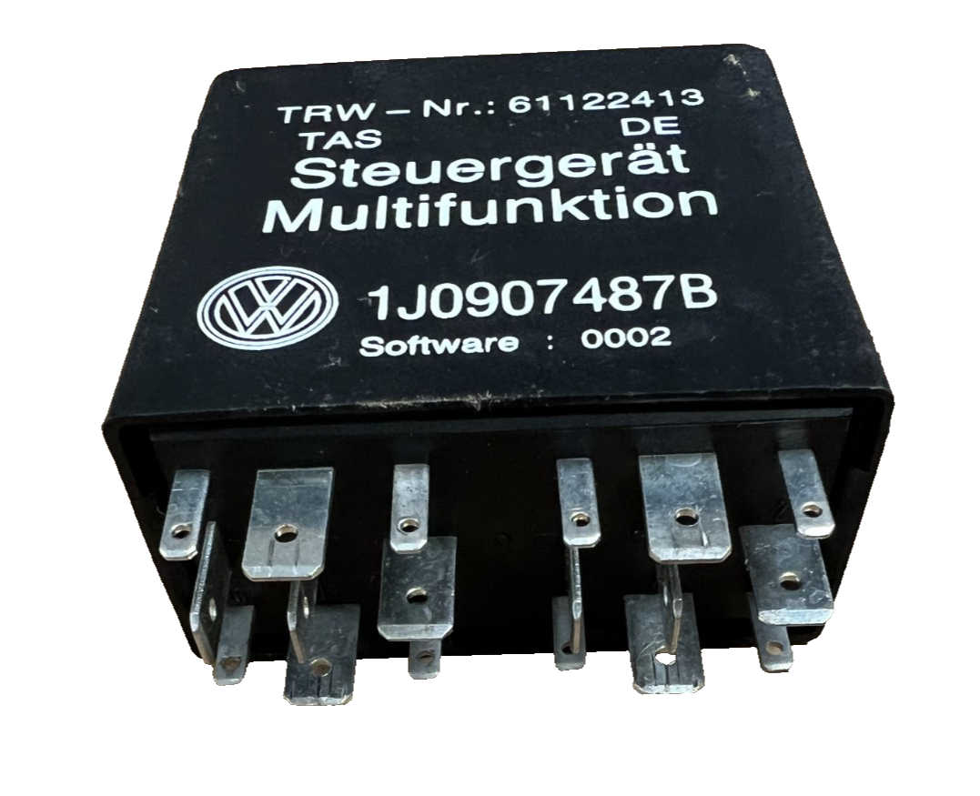 Fuse Box Multi-Function Relay 1J0907487B Black fits 2001-2005 Volkswagen Passat
