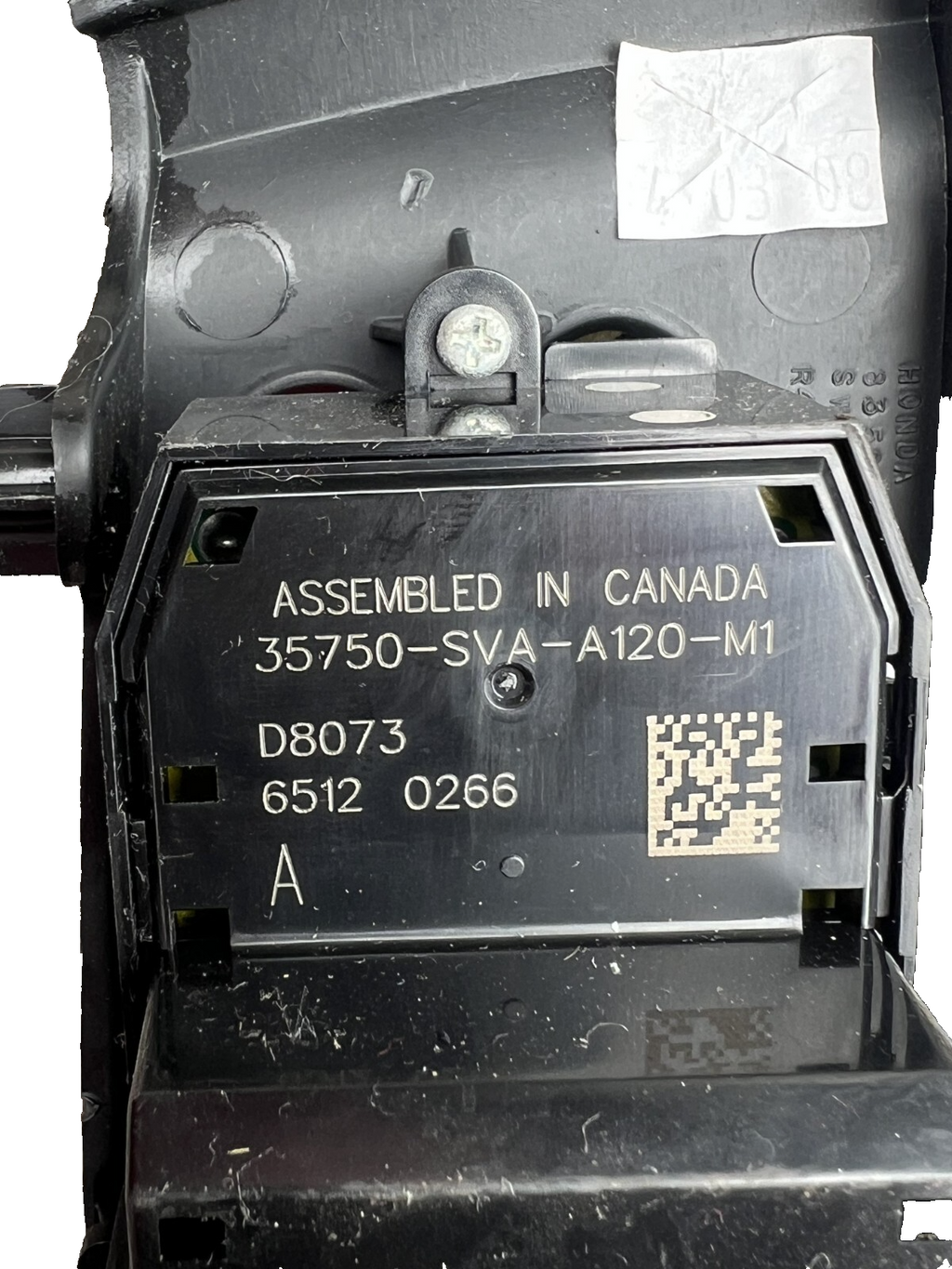 2006–2010 Honda Civic 2 Door Master Power Window Switch 35750-SVA-A120-M1