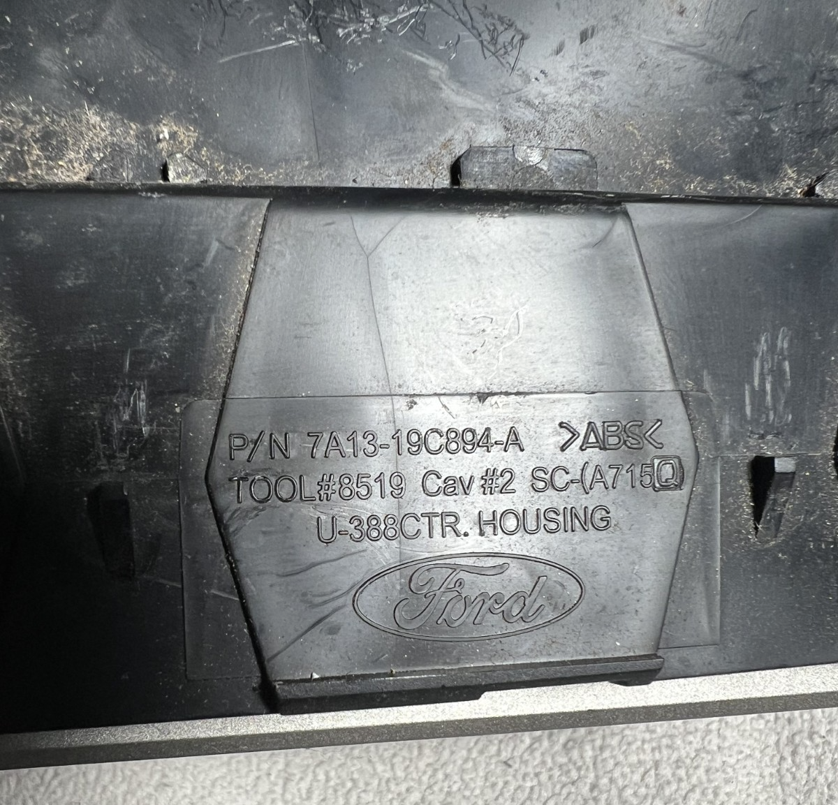 2007-2010 Lincoln MKX Center Dashboard AC Heater Air Vent Grille 7A13 19C894 A
