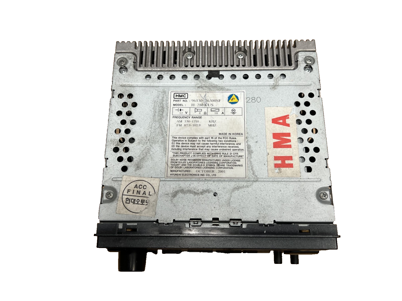 ¿2001-2006 Hyundai Santa Fe AM FM Radio CD Player Receiver OEM 96130 26300SF