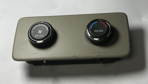 07 2007 Nissan Quest Rear AC Heater Temperature Climate Control OEM Tan