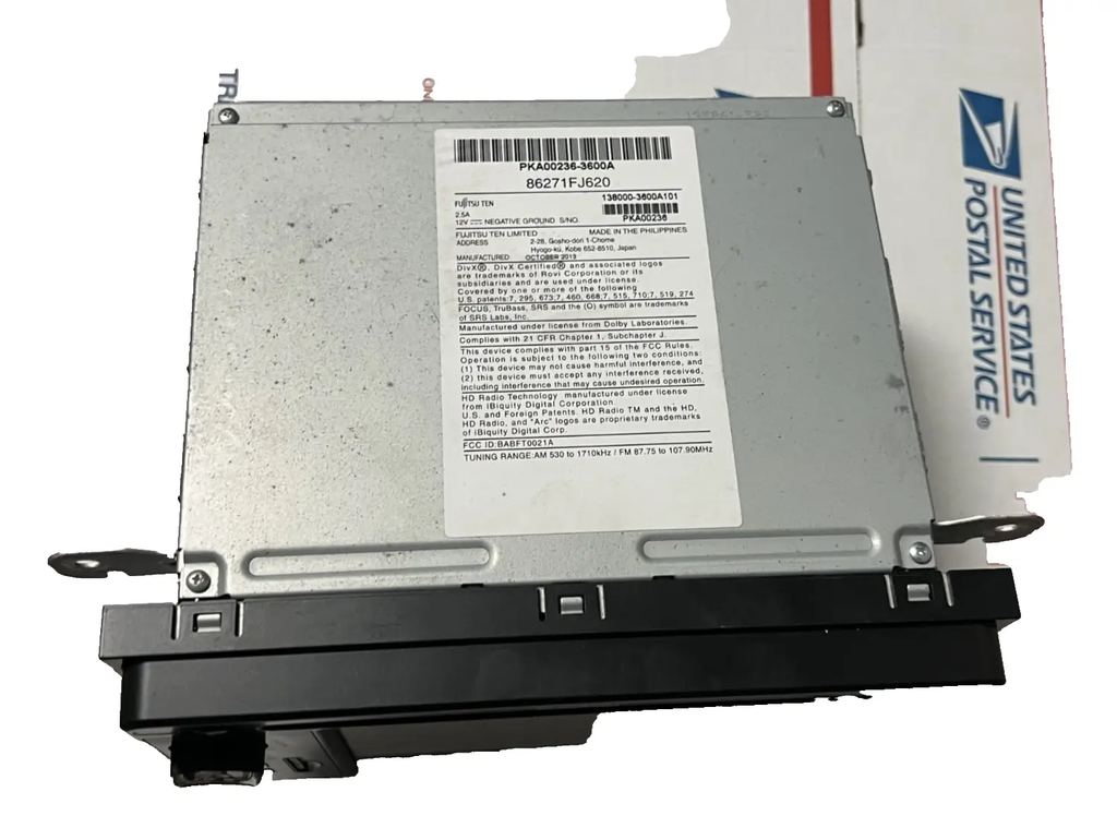 2012-2014 Subaru Impreza XV Crosstrek Navigation Receiver CD Radio Player Screen by Fujitsu