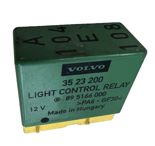1992-1997 Volvo 850 S70 V70 Light Conrol Relay 12V 35 23 200, 89 5166 000