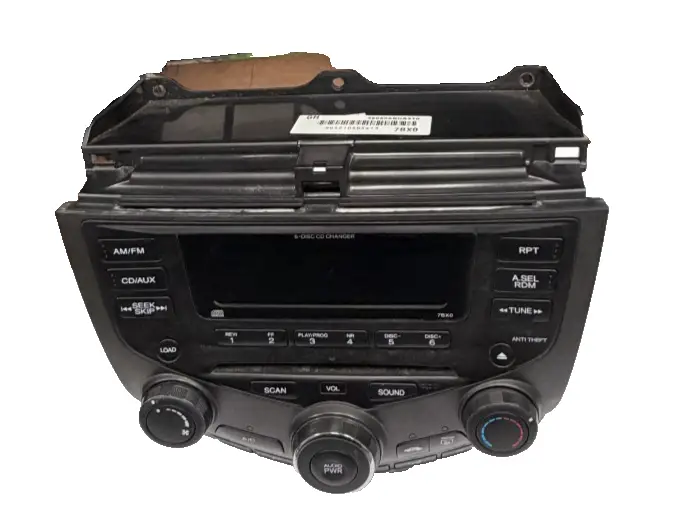 2003-2007 Honda Accord 6 Disc CD Player Radio Climate Control 39175 SDN A120 M2 by Panasonic