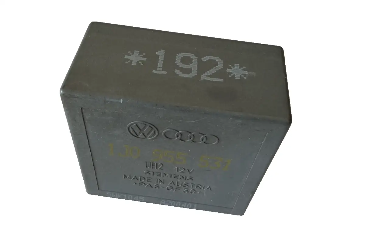 VW Audi Porsche MK4 Golf Jetta Intermittent Wiper Relay 12V 1J0 955 531 Black by Audi