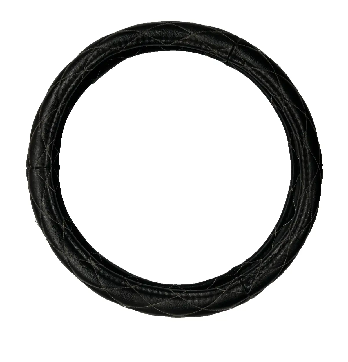 Steering Wheel Cover Diamond Like Pattern Black for Steering Wheel Protection by Unbranded