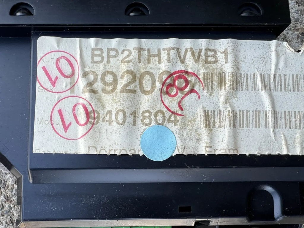 Master Window Control Switch Left LH 09193383 fits 2005-2006 05 06 Volvo XC90 by Volvo