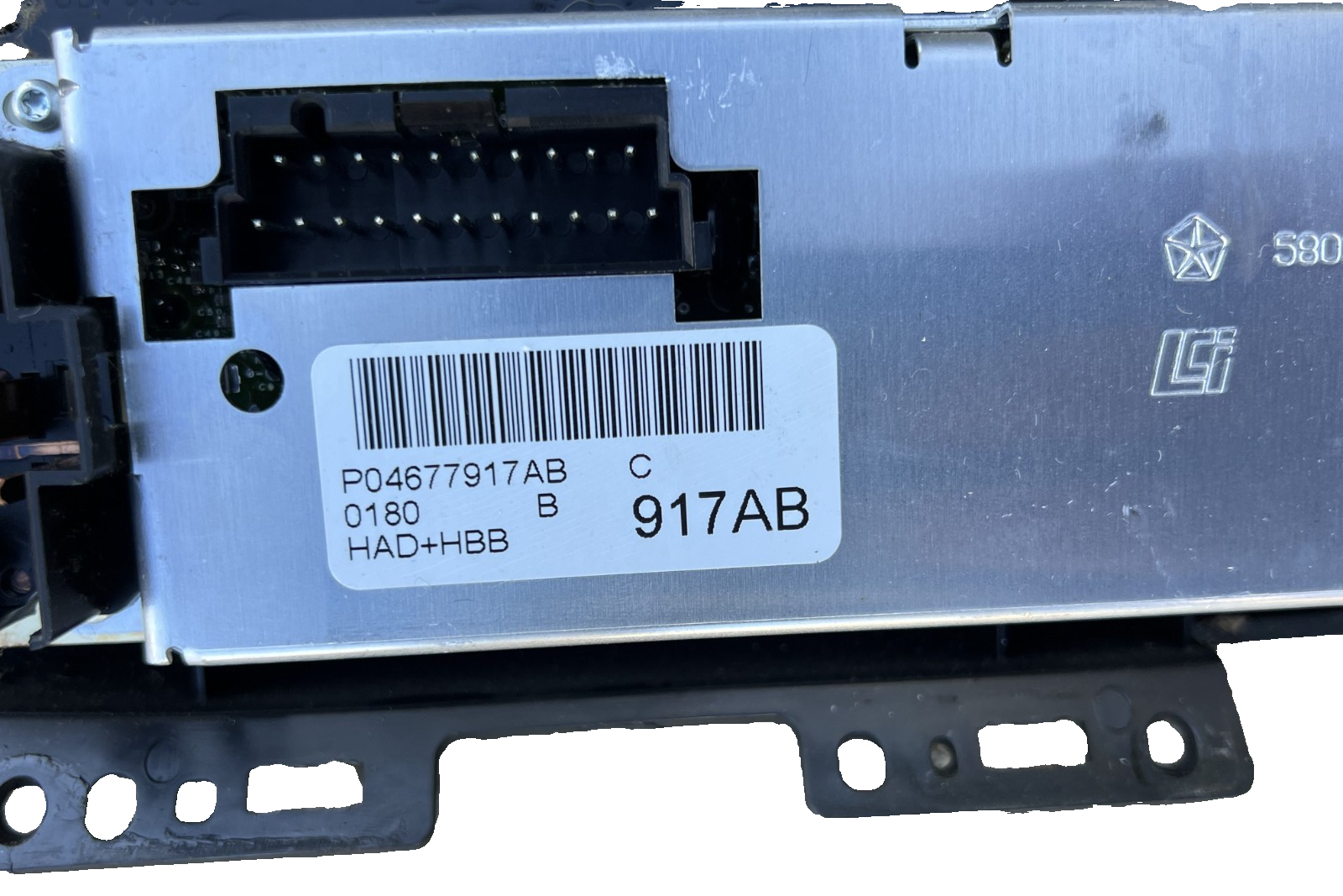 AC Climate Radio Control Panel Bezel 04677917AB fits 1996-2000 Dodge Caravan