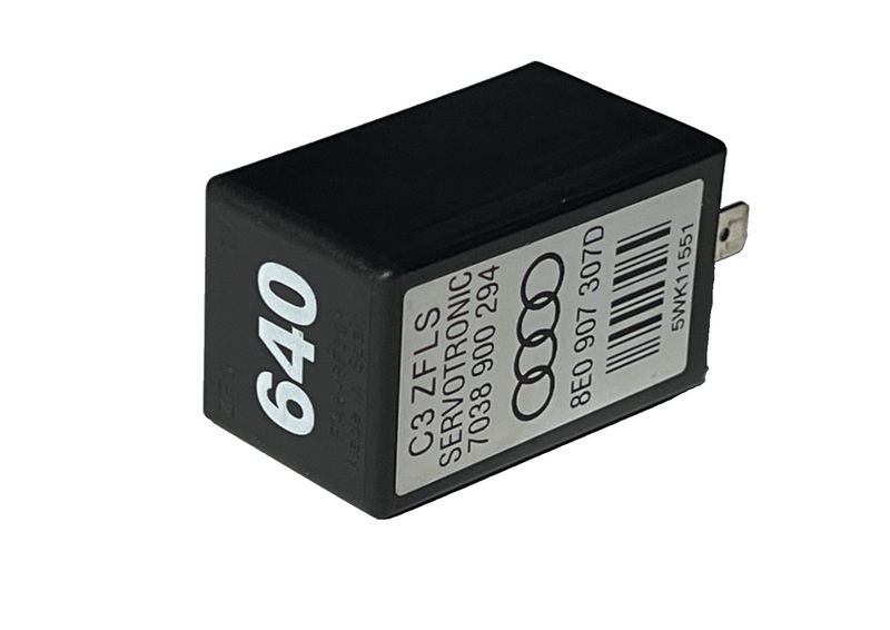 2006-2008 Audi A4 640 Servotronic Control Relay OEM 8E0 907 307D, 7038 900 294