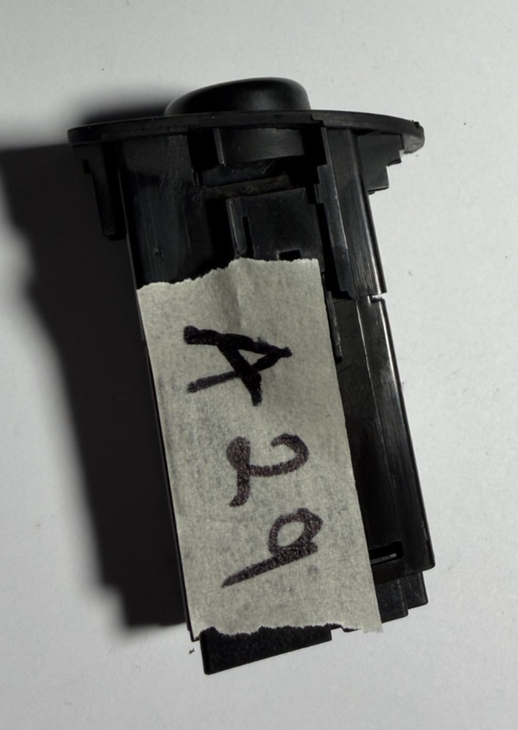 96 97 98 1996 1997 1998 Honda Civic Windshield Defrost Switch M15777