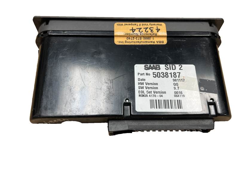 99 00 01 02 03 04 Saab 9-5 SID2 Information Display Screen OEM 5038187