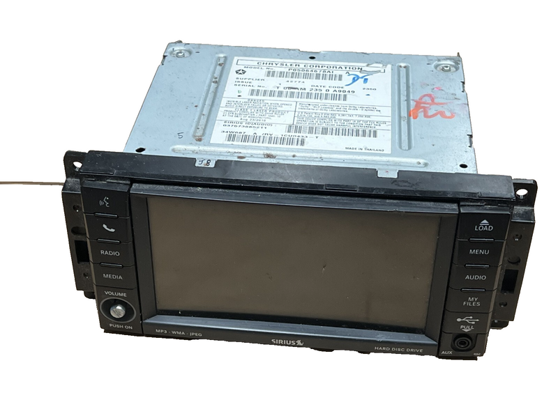 2010 Chrysler Town & Country 3.6L High-Speed RBZ Radio CD MP3 Player 05064678AI