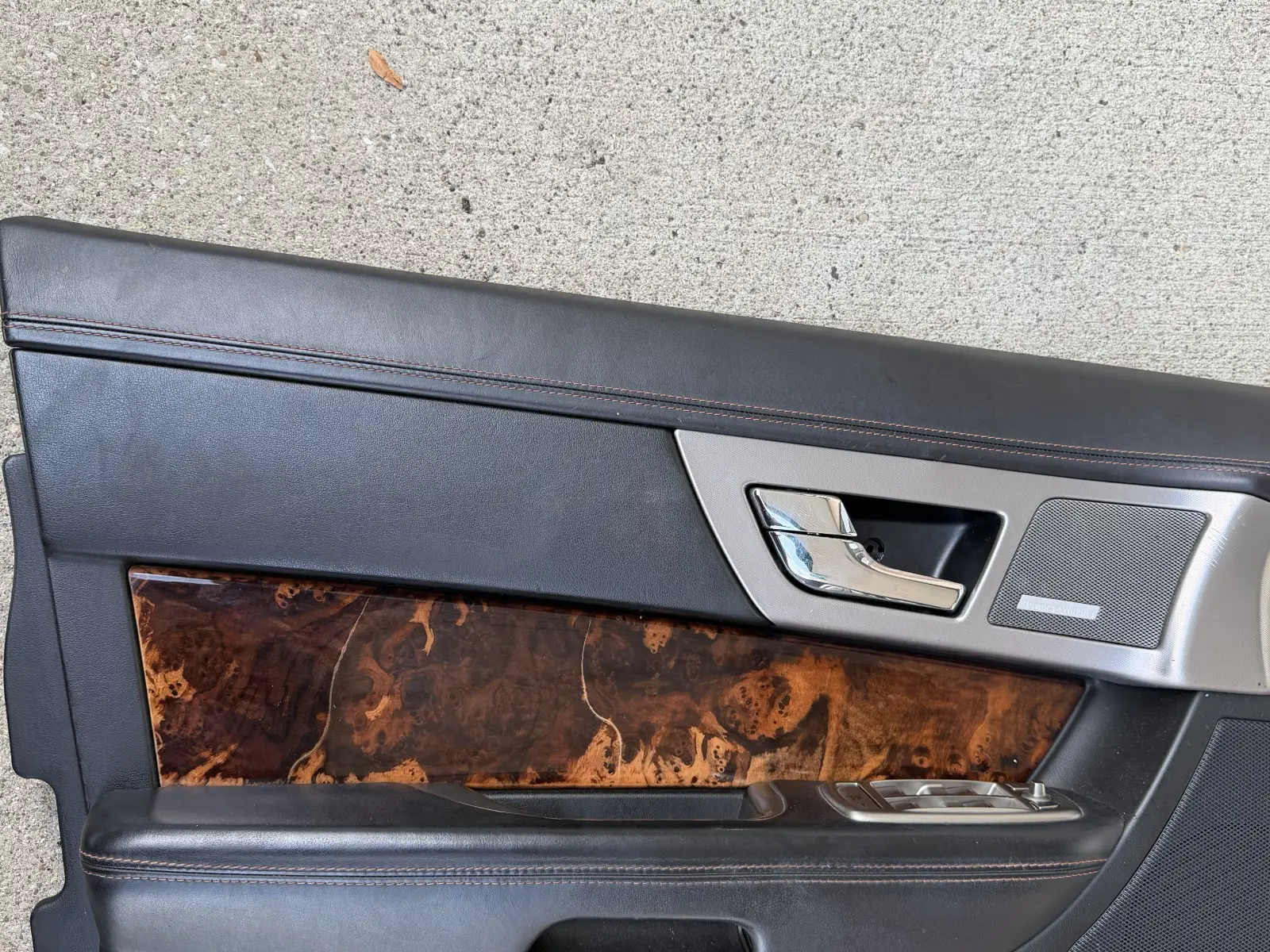 2009-2015 Jaguar XF XFR X250 Front Left Driver Side Interior Door Panel Black by Fomoco