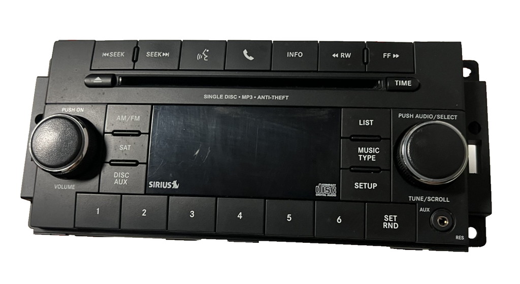 2012-2017 Chrysler Dodge Jeep Radio CD MP3 Player Aux Sirius 05091197AE