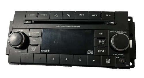 2012-2017 Chrysler Dodge Jeep Radio CD MP3 Player Aux Sirius 05091197AE by Chrysler