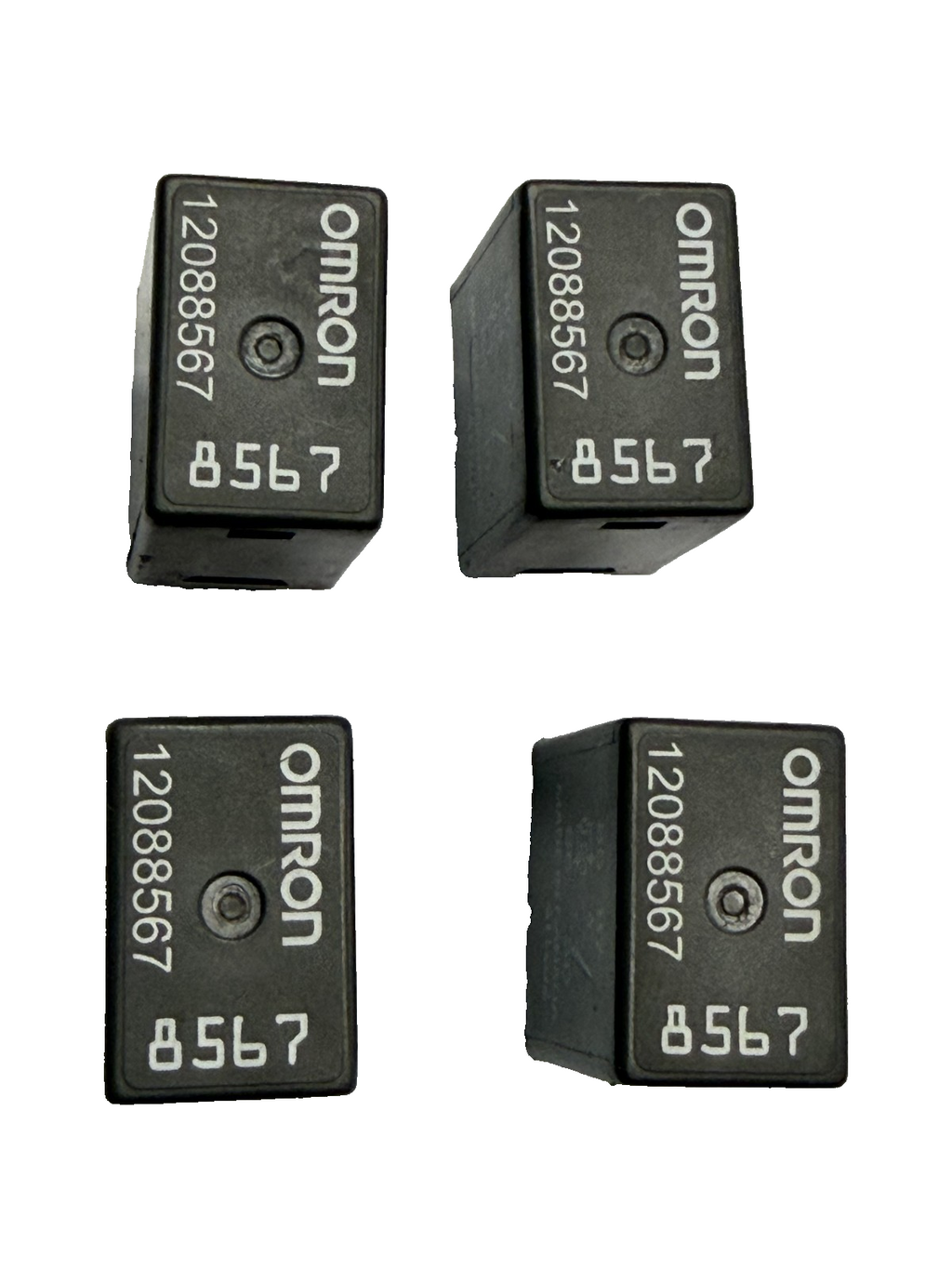 4 Pack Omron 4-Pin Prong AC Compressor Relay 12088567 Gray fits Chevrolet by Omron
