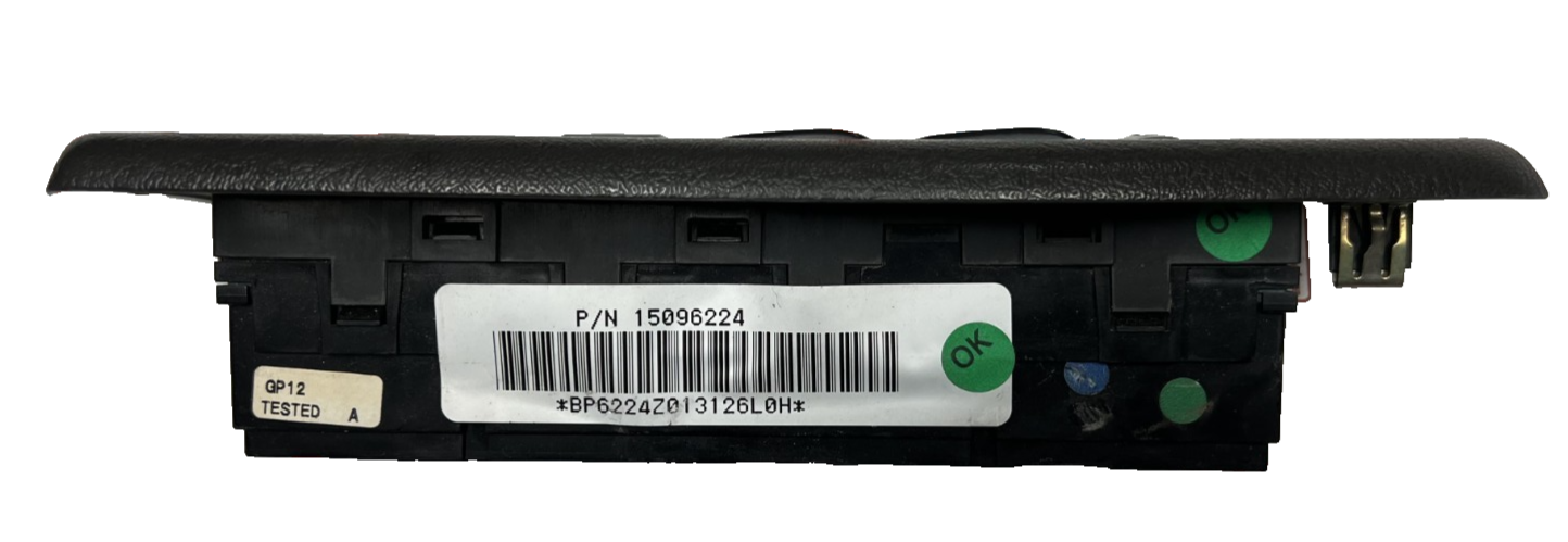 2002-2005 Chevy Trailblazer Master Driver Window Switch Bezel with Heated Seat