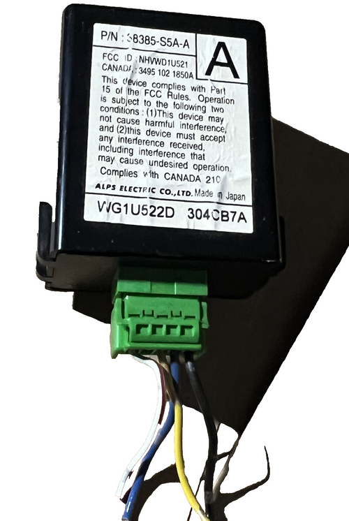 Keyless Entry Receiver Module 38385 S5A A, WG1U522D fits 2001-2005 Honda Civic