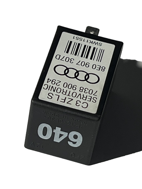 2006-2008 Audi A4 640 Servotronic Control Relay OEM 8E0 907 307D, 7038 900 294