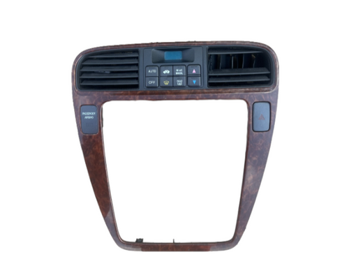 2001-2006 Acura MDX AC HVAC Climate Control Radio Bezel Vent Trim Woodgrain