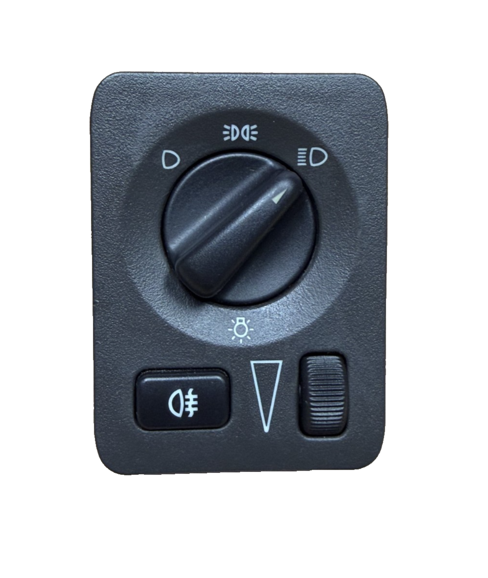 Headlight Head Light Switch 46 16 124, 758173 Black fits 1999-2005 Saab 9-5