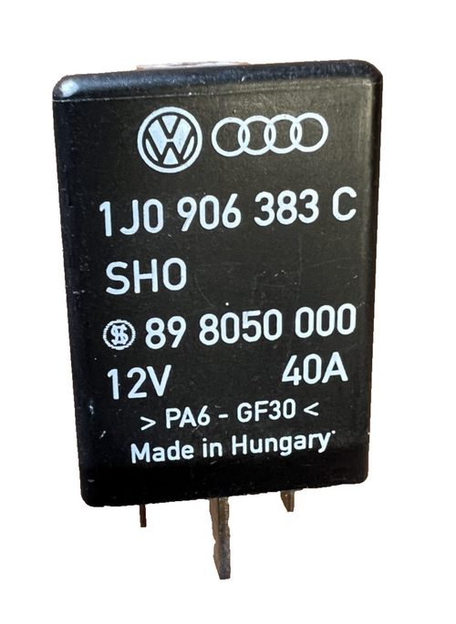02 2002 Volkswagen Cabrio 2L Fuel Pump Relay 1J0 906 383 C, 89 8050 000