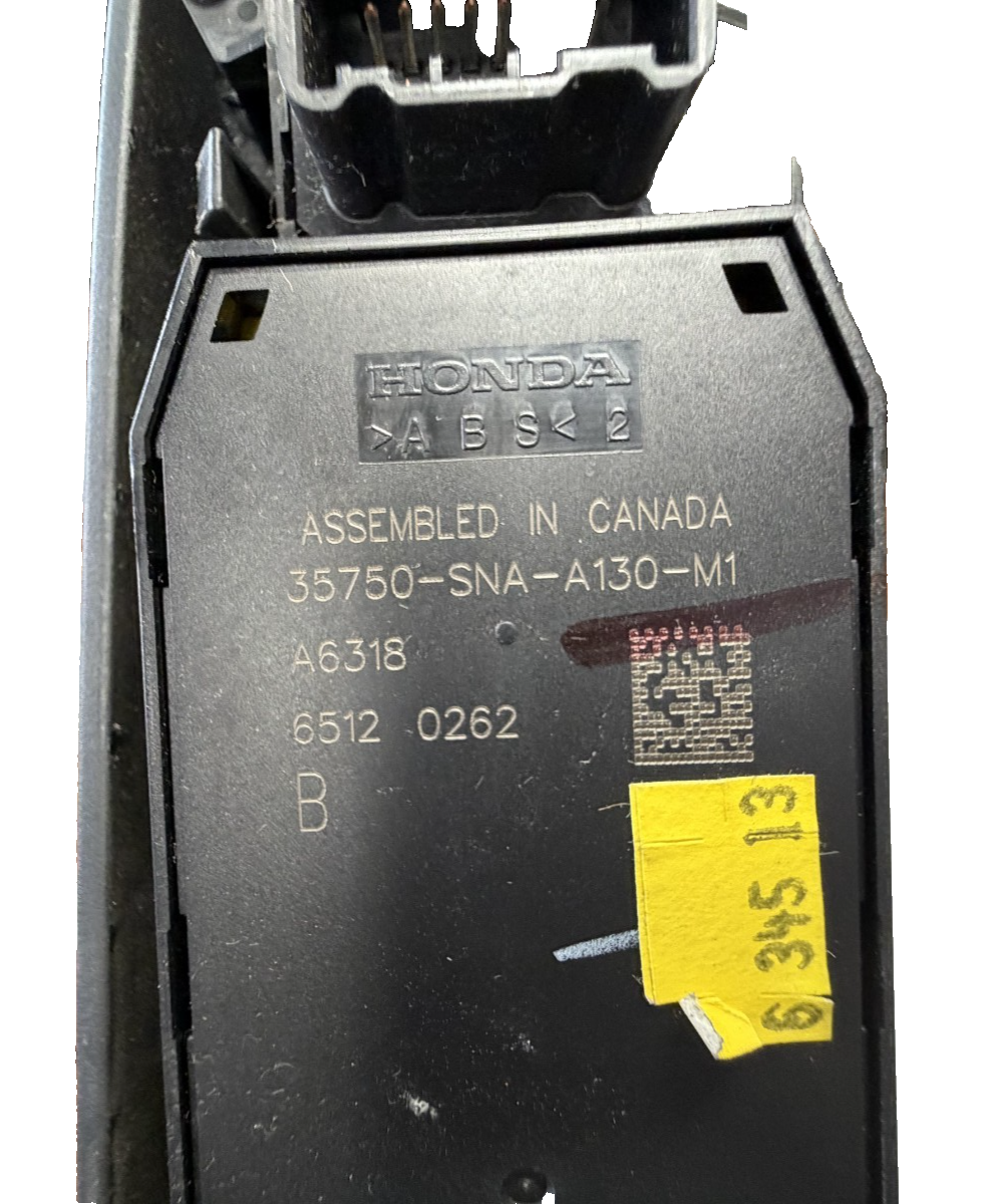 2006-2011 Honda Civic Left Driver Master Window Switch 35750 SNA A130 M1 by Honda