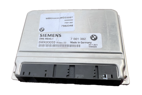 2006 BMW X3 3.0L Engine Computer Control Module OEM 7 561 382, 5WK93033