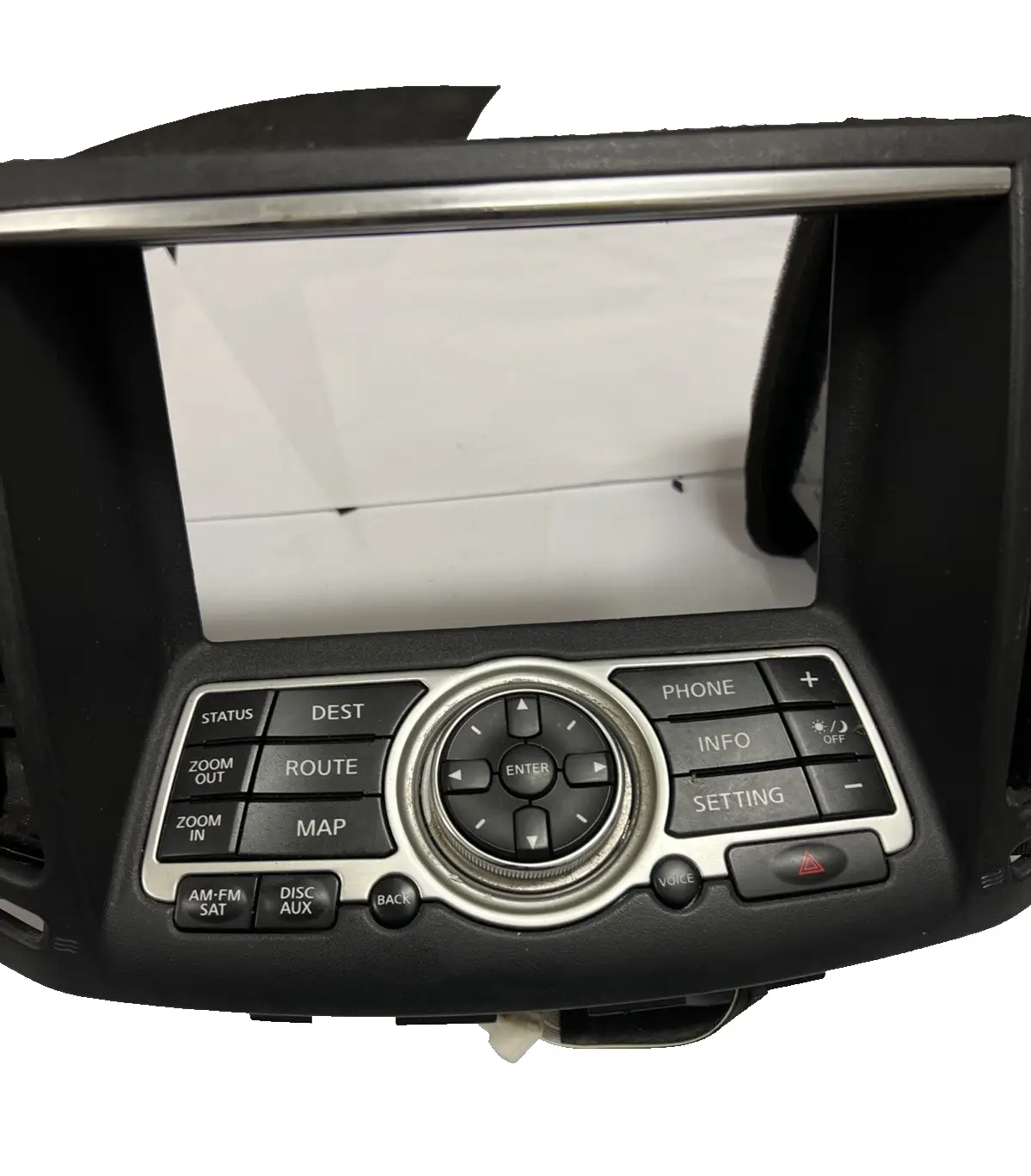 2008-2013 Infiniti G37 Dash Console Air Vent GPS Control Bezel 28395 JK65B by OEM