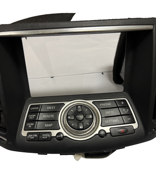 2008-2013 Infiniti G37 Dash Console Air Vent GPS Control Bezel 28395 JK65B