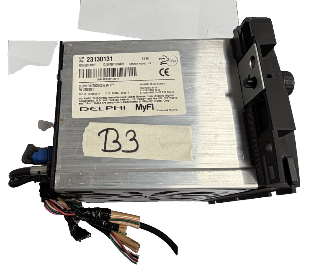 CD Player Navigation Radio with Display Screen 23130131 fits 2013 Buick Enclave