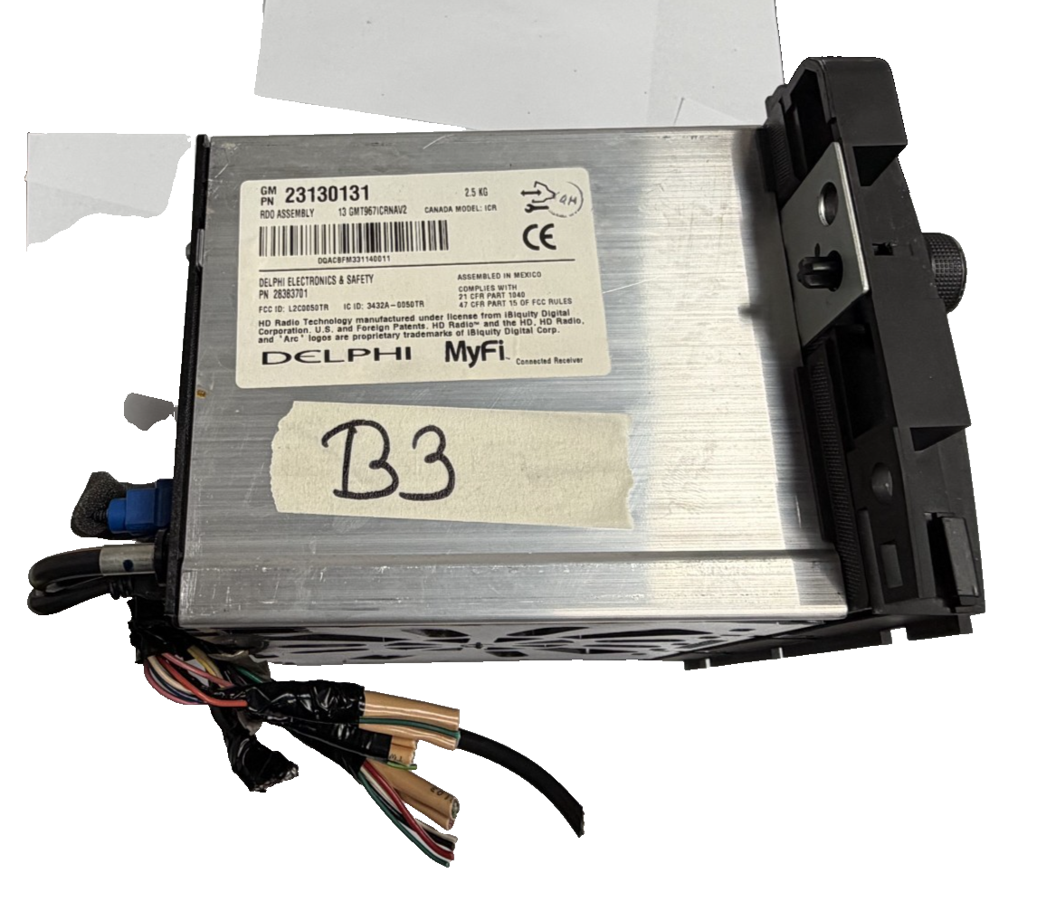 CD Player Navigation Radio with Display Screen 23130131 fits 2013 Buick Enclave